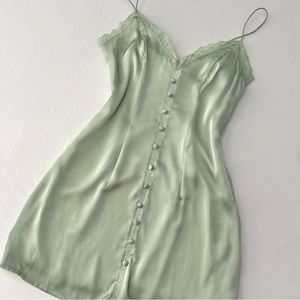 Princess Polly Sage Slip Dress